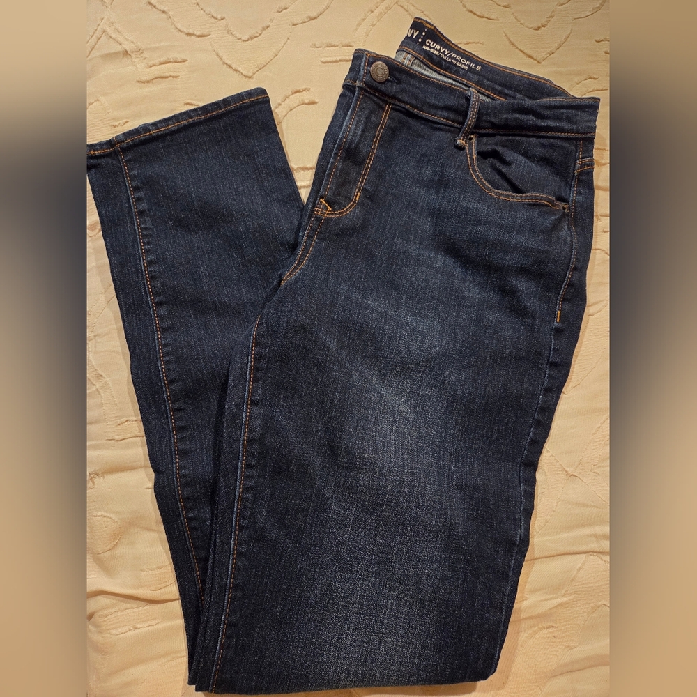 Dark Blue Denim Jeans